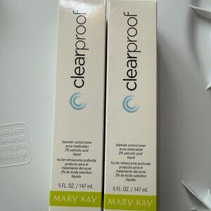 Mary Kay ClearProof blemish control toner - full size - lot of 2